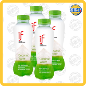 iF | 100%椰青水 350ml x 4支 /份