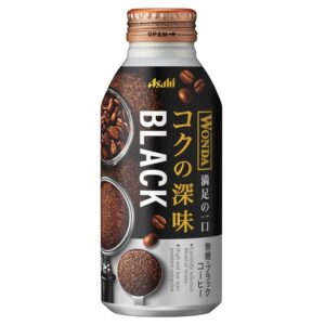 朝日 黑咖啡 (樽裝) 400ml (6支裝)