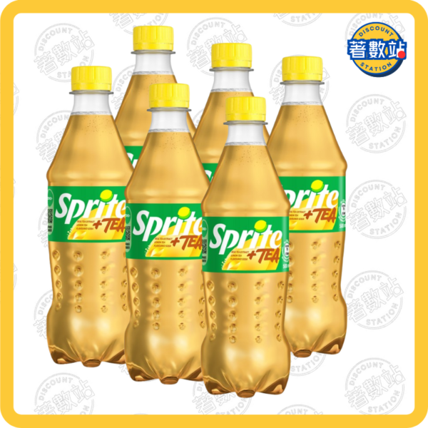 雪碧 | 檸檬茶味汽水 500ml x 6支 :份