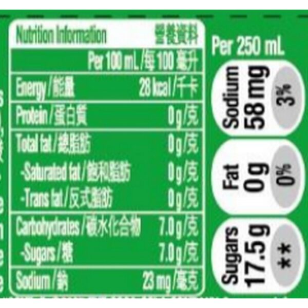 雪碧檸檬茶味汽水 500ML_3